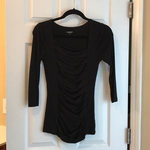 Express 3/4 sleeve sexy basic top