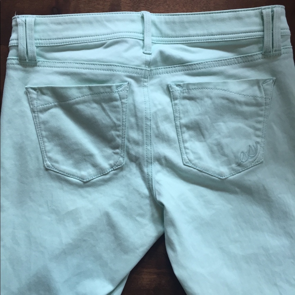 Express mint cropped legging - Picture 3 of 4