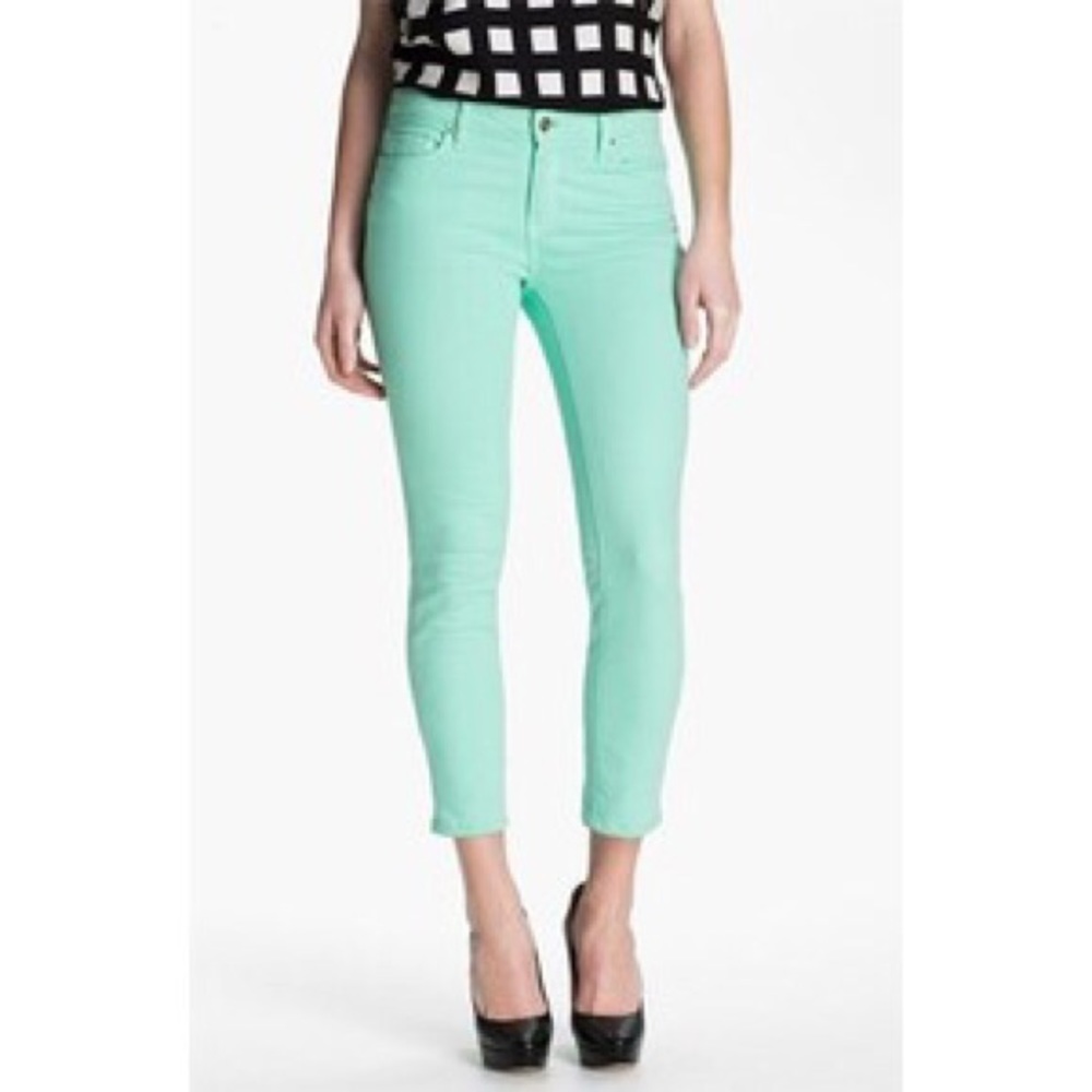 Express mint cropped legging - Picture 1 of 4