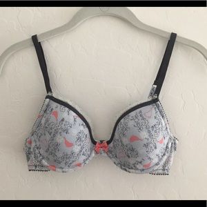 Kensie Blue Print Bra (34B)