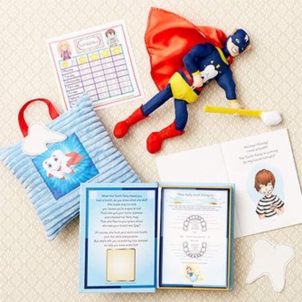 The 5 piece Tooth Fairy Kit for Boys