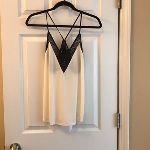 Express black and white cami