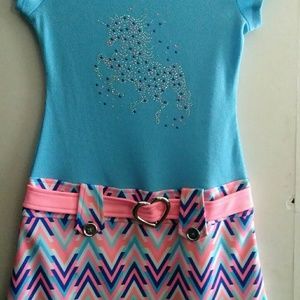 Girls unicorn Dress