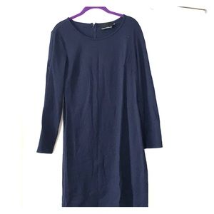 Fall Staple! Long Sleeve Navy Dress