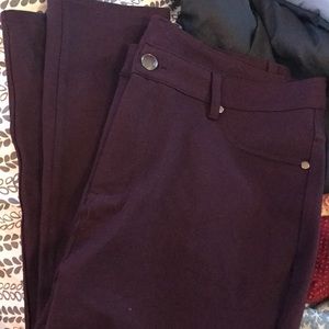 BURGUNDY PANTS FROM AVENUE! 🎉💜💕
