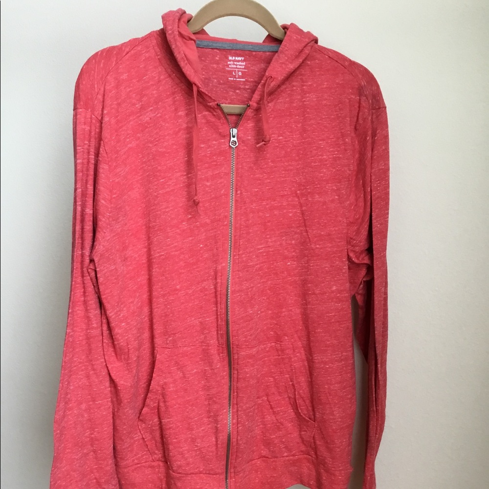 Men's light weight hoody zip up