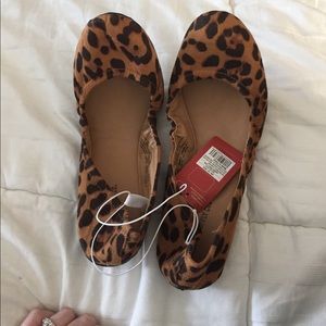 Mossimo leopard flats- NWT size 10