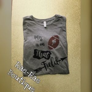 My heart is on that field t shirt