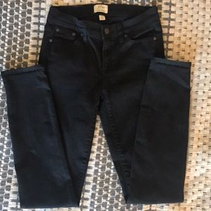 J. Crew Black Toothpick Jeans