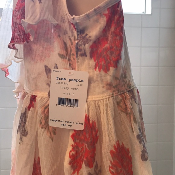 Free People Melbourne Ruffle Ribbed Tank - Picture 4 of 5