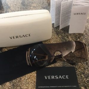 Authentic Versace Sunglasses with jewel detail