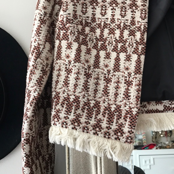 Cropped tapestry blazer - Picture 2 of 5