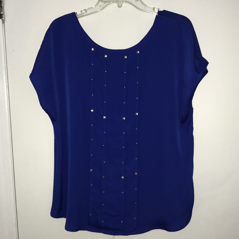 Blue Beaded Top👕