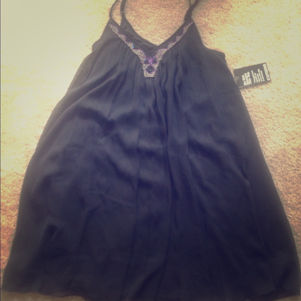 Black trapeze dress express