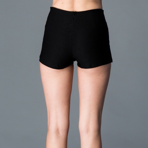 Black Asymmetrical Skort - Picture 6 of 7