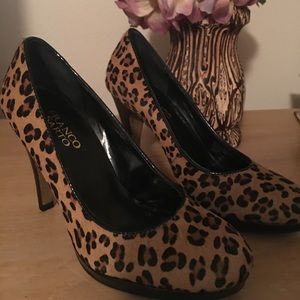 Brand new! Franco Sarto animal print heels