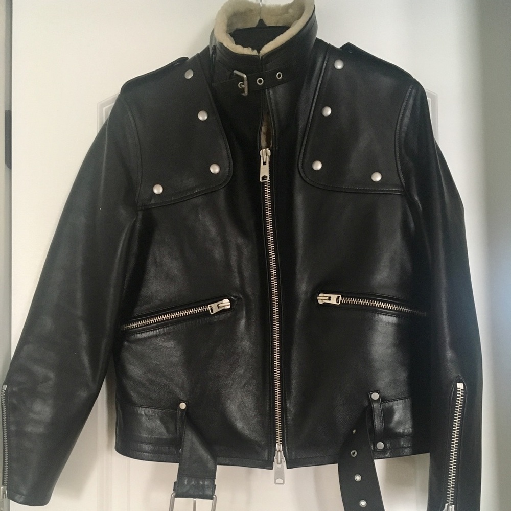 Women's ALLSAINTS "McGuire" Leather Biker US 4