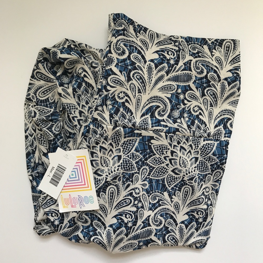 ‼️🦄Lularoe Floral Lace L Maxi skirt!! 🦄