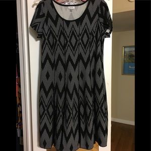 Avenue Black and White Dress