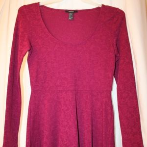 Forever 21 Pink Floral Detailed Dress