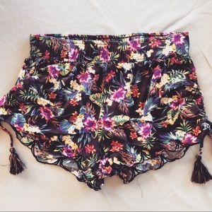 Hawaiian Floral Tropical Shorts