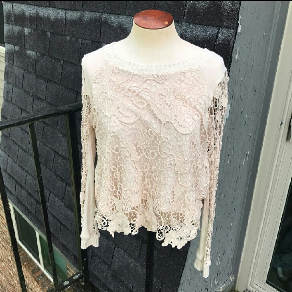 Free people lace top