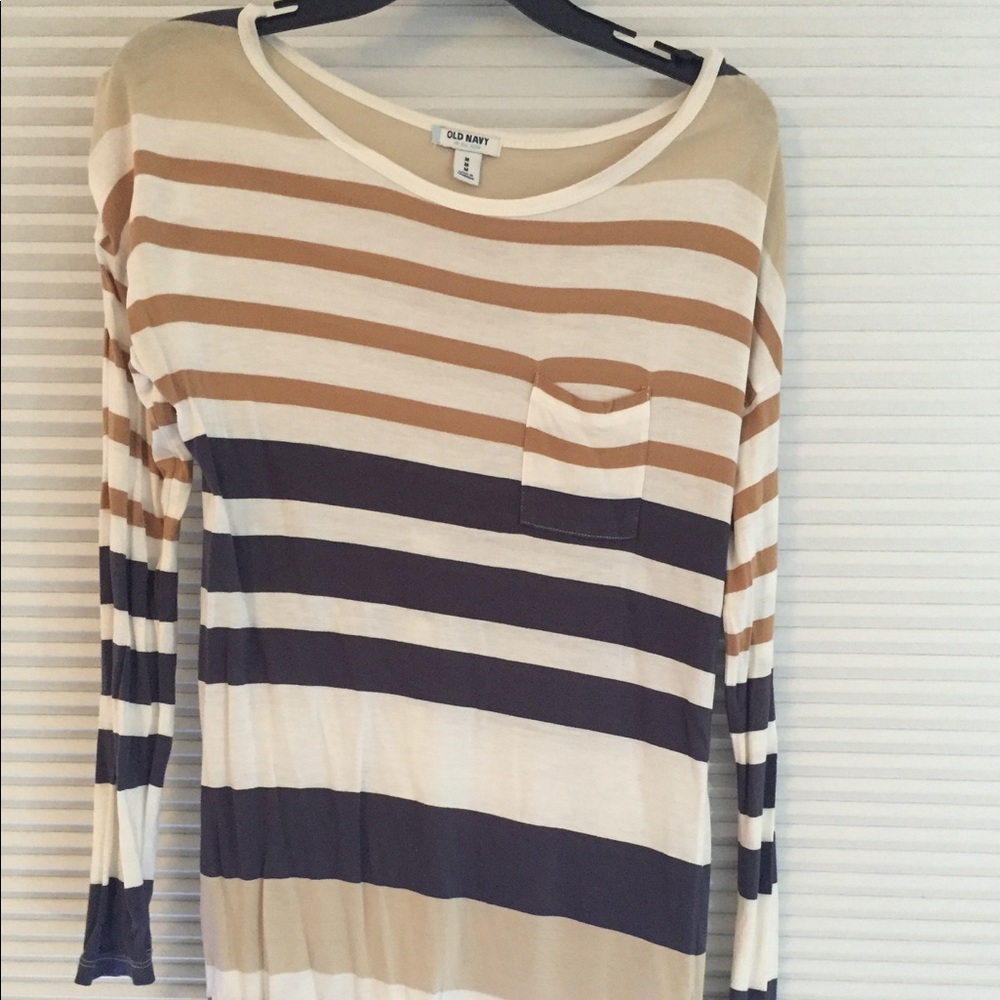 Long Sleeve Tee Shirt with pocket EUC
