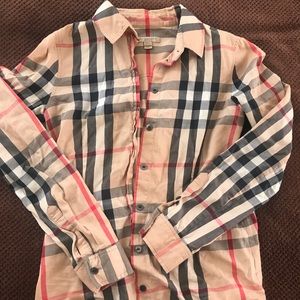 Burberry button up shirt