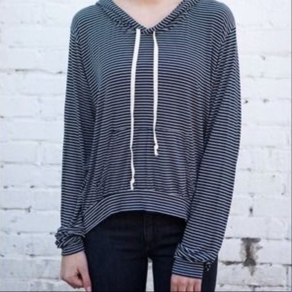Brandy Melville Sweaters - Brandy Melville Stripped Hoodie