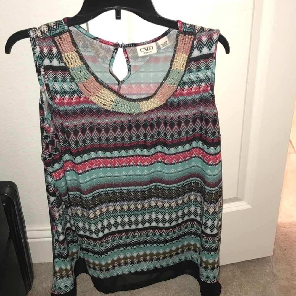 Sleeveless top