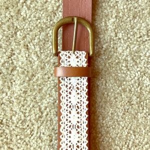 Lace Brown Belt