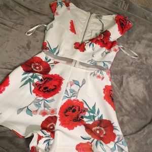 Floral romper Australian size 8 or US size 4