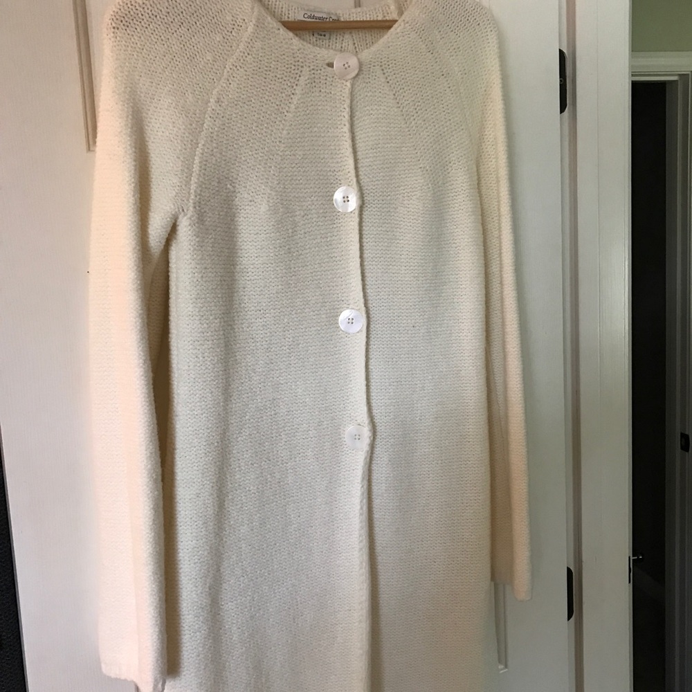 NWOT cream  sweater.