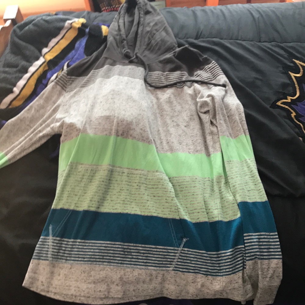A thin but insulated hoodie