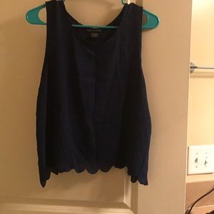 Sheer tank top