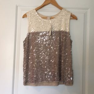 J Crew Sequined tank