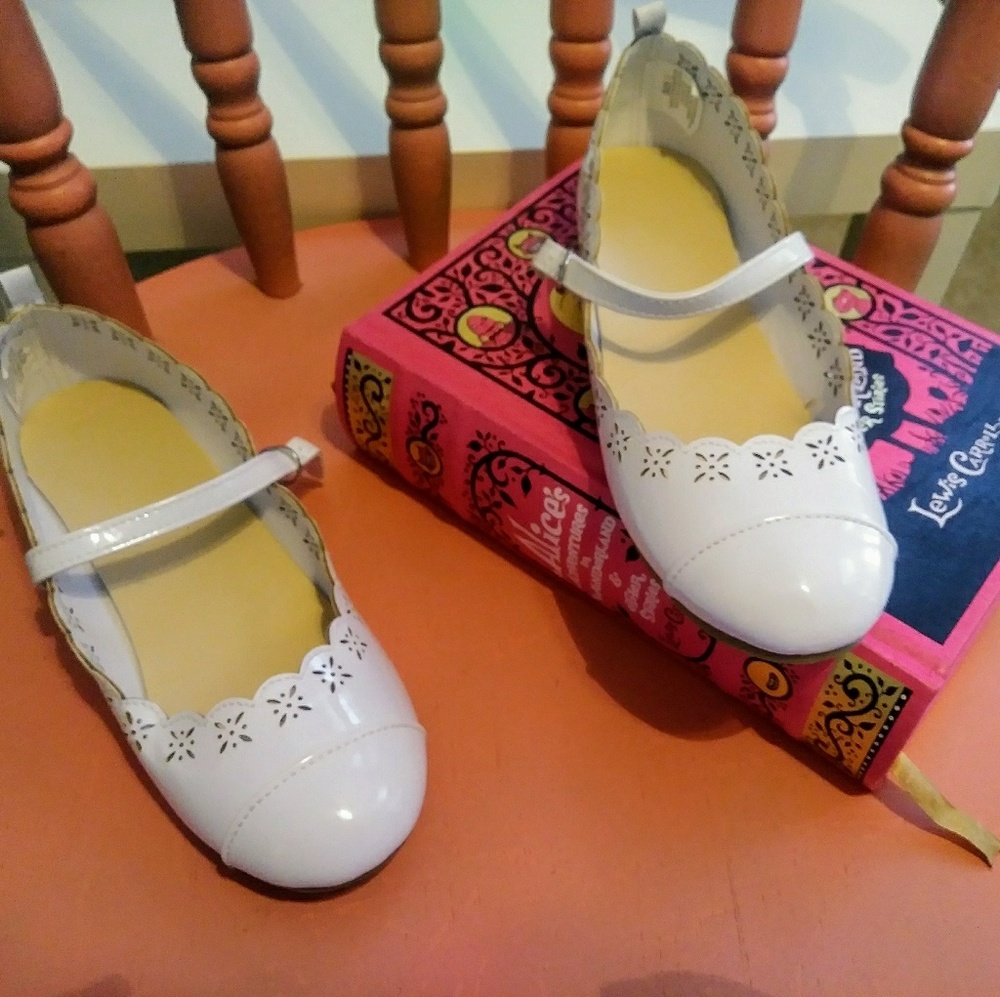 ❤Girls White "Heels"