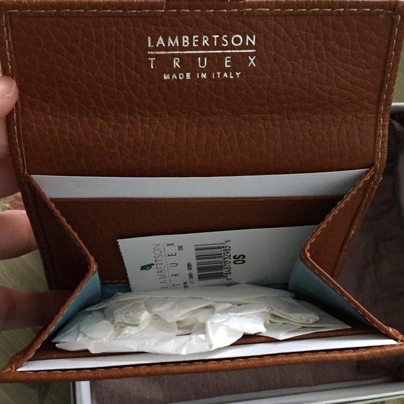 Lambertson Truex Brown Leather Wallet