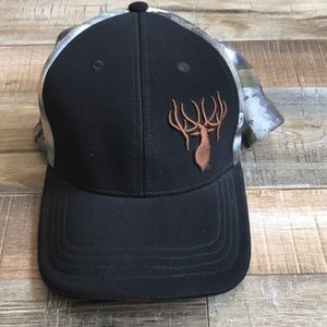 Black & Camo King's hunting Men's hat