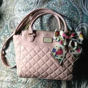 Betsey Johnson Blush Pink Satchel