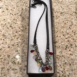 Silpada choker - multi colored stones