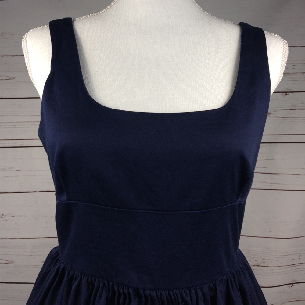 BB Dakota Navy RETRO MOD TEA Dress Jack  szM - Picture 3 of 7
