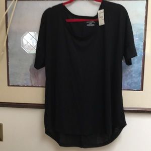 NWT Lane Bryant Blk shirt in 14/16