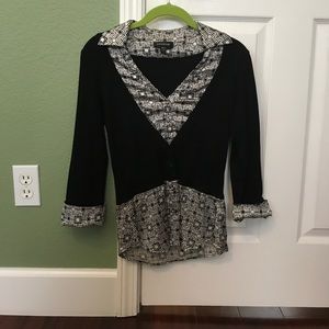Bebe sweater blouse