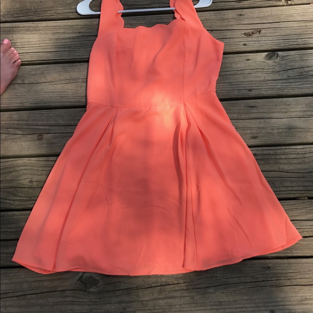 Orange dress