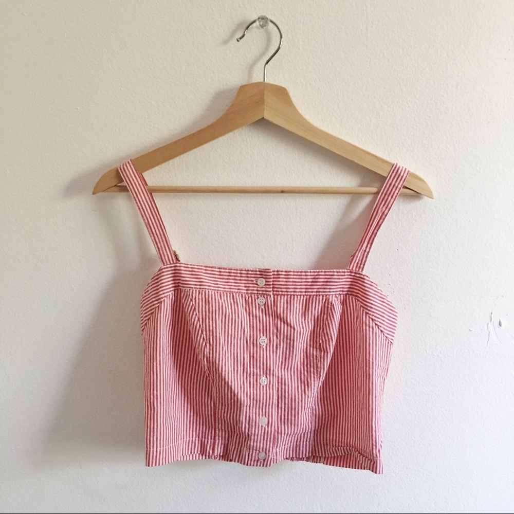Brandy Melville Red strip Astrid tank