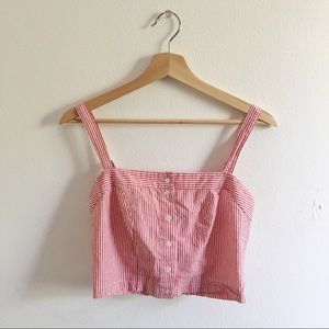 Brandy Melville Red strip Astrid tank