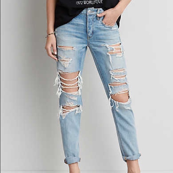 distressed tomgirl jeans