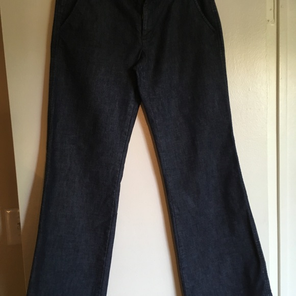 Gap Denim Trouser Pant Sz 6R stretch - Picture 5 of 7
