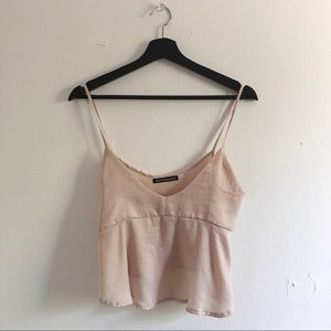 Brandy Melville blush pink adalia tank